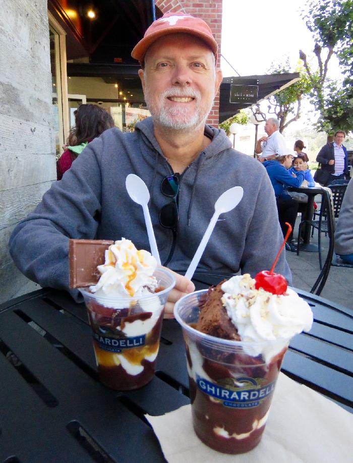 Afternoon Treats in Ghiradelli Square