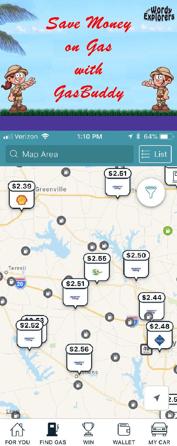 Save Money on Gas with GasBuddy