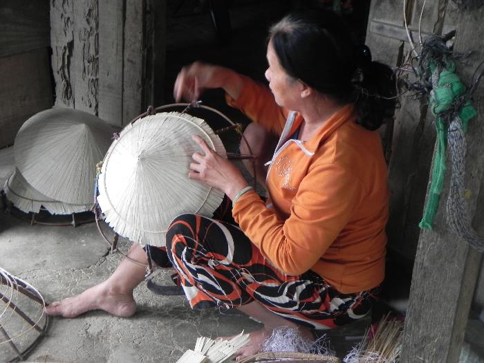 Conical Hat Weaving