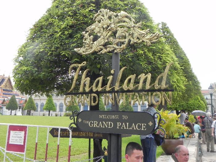 Signage at Bangkok Grand Palace