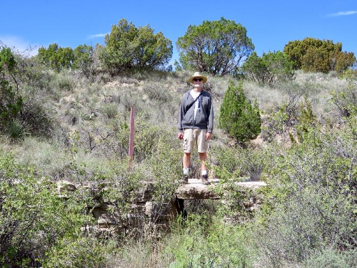 Crossing the Historic CCC Bridge at Palo Duro Canyon State Park
