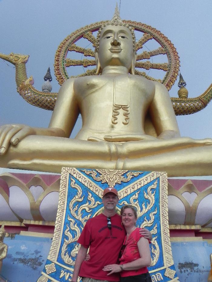 Scott and Stacy at the Big Buddha