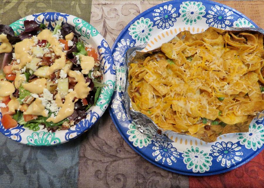 Frito Pie with Side Salad