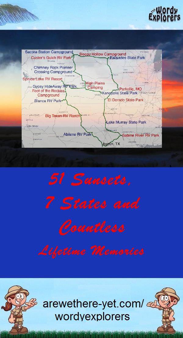 51 Sunsets, 7 States and Countless Lifetime Memories 