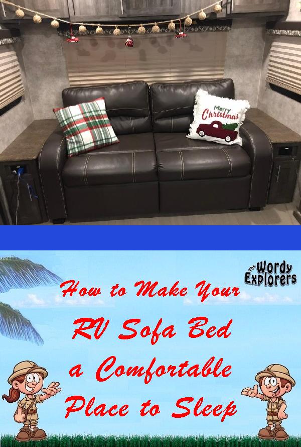 How to Make Your RV Sofa Bed a Comfortable Place to Sleep