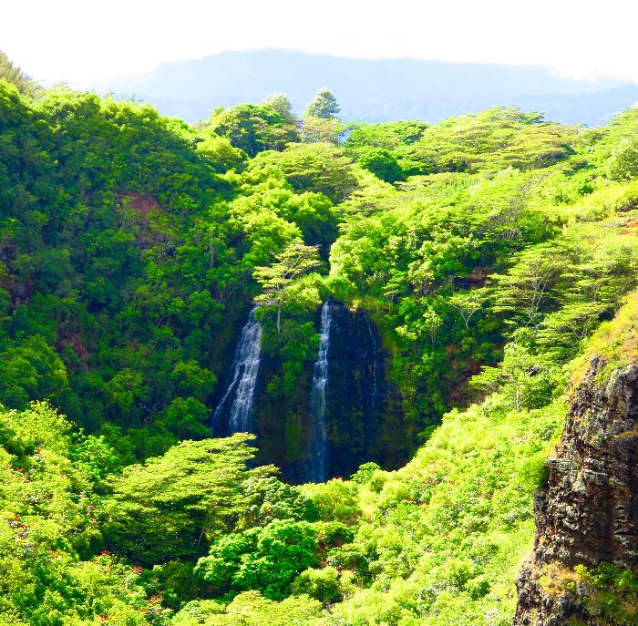 Waterfalls in Northeast Kauai