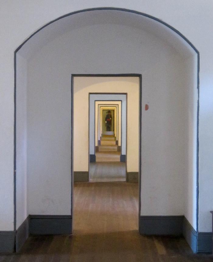 Corridors of Fort Point's Living Quarters