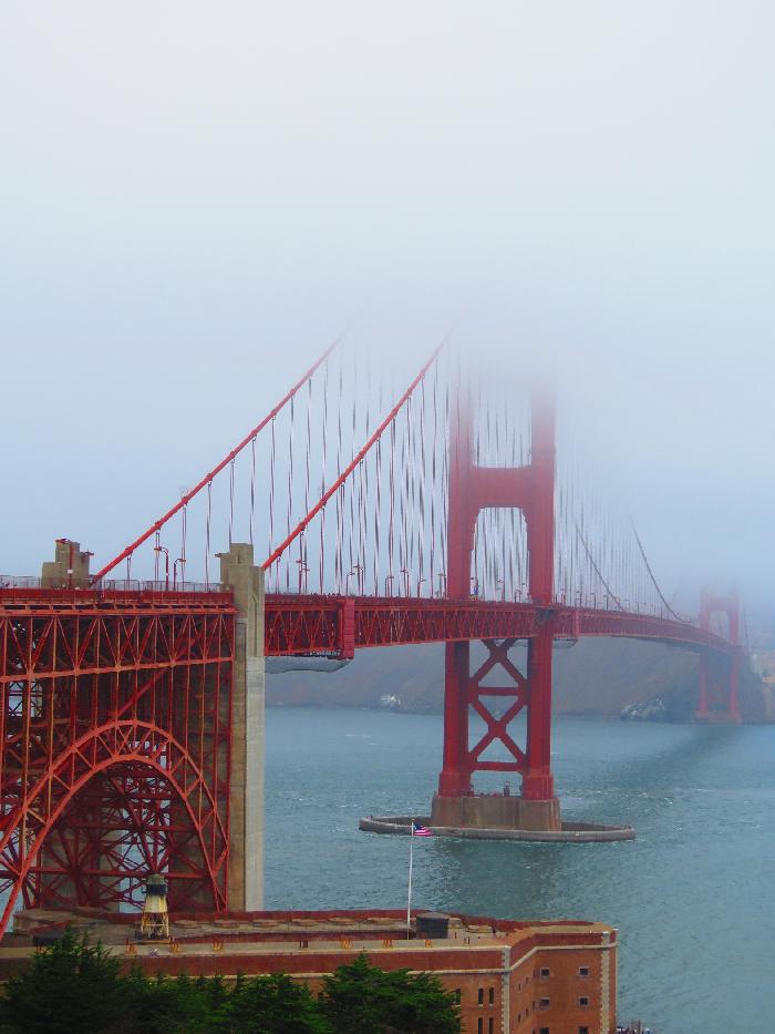 Clouds Hiding the Golden Gate Bridge