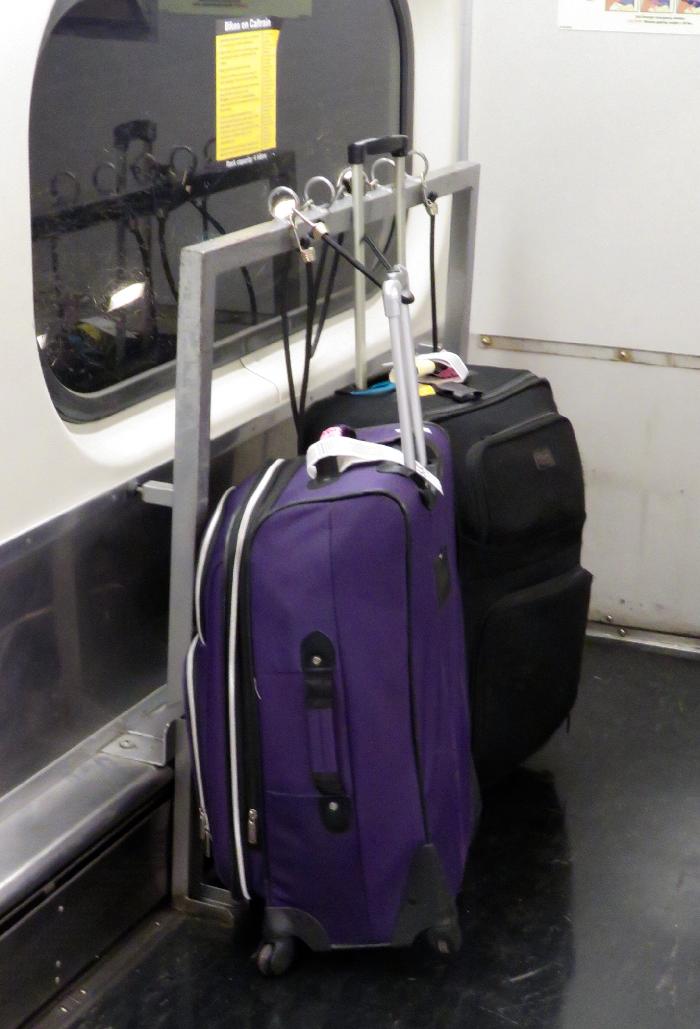 Don't Make the Mistake of using the Bicycle Bars for Luggage!