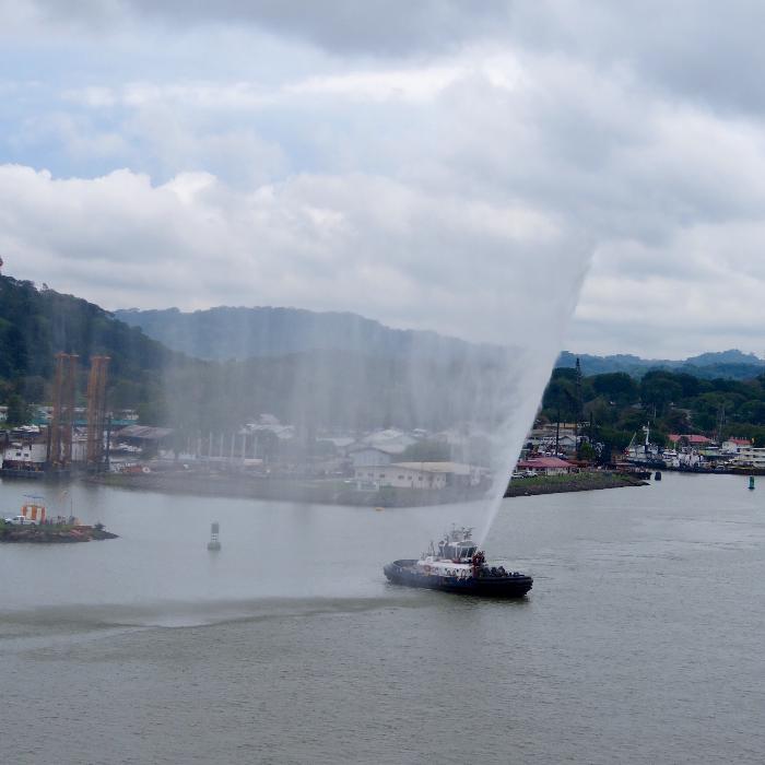 Celebrating the Inaugural Panama Canal Sailing of the Bliss
