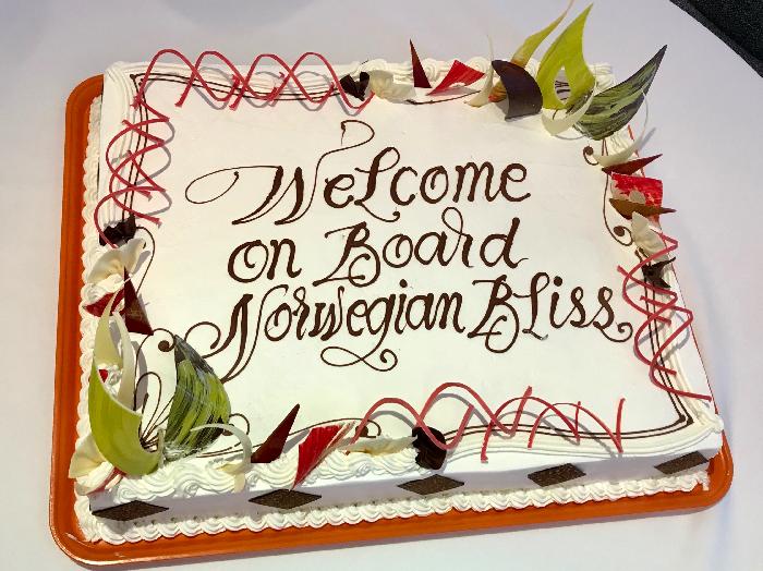 Surprise Welcome Aboard Cake