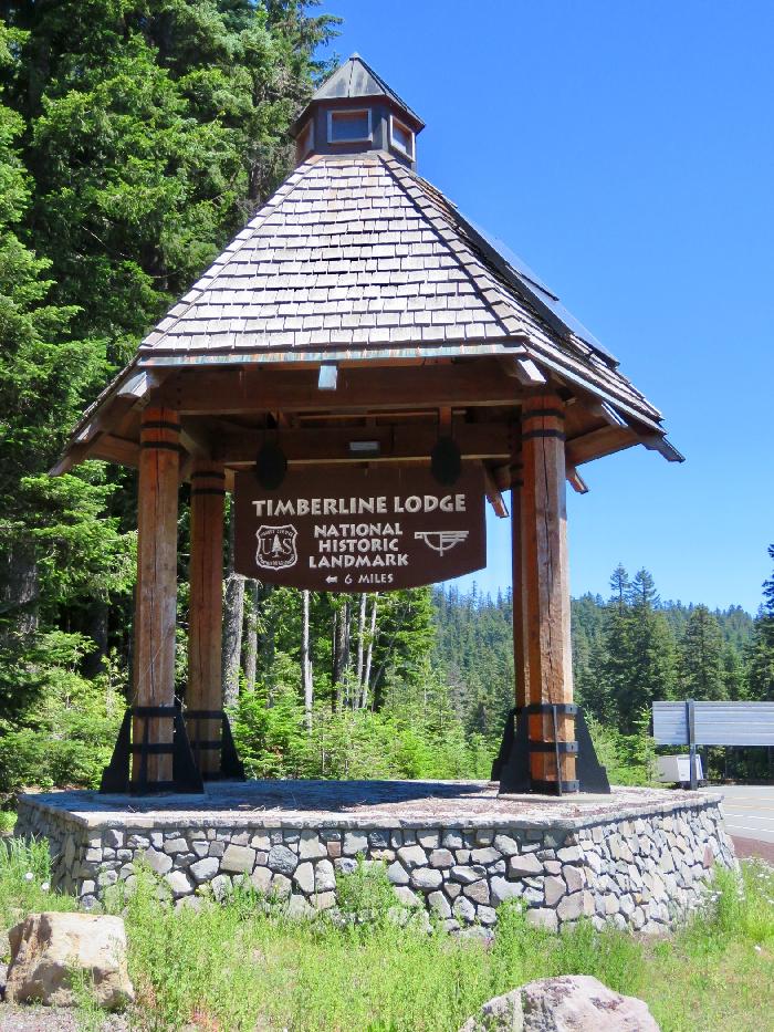 Entrance to Timberline Lodge