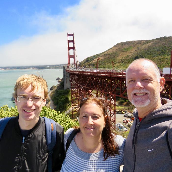 Obligatory Selfie with Golden Gate Bridge