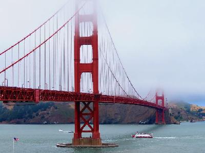 Crossing the Golden Gate Bridge on Foot