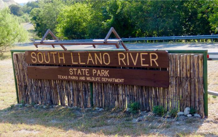 Entrance to South Llano River State Park