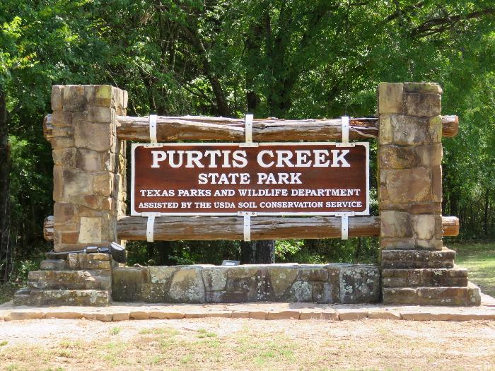 Purtis Creek State Park Entrance