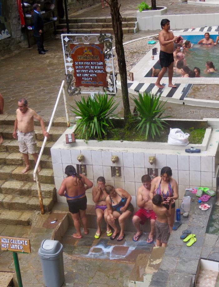 Popular Showers at Banos Termales