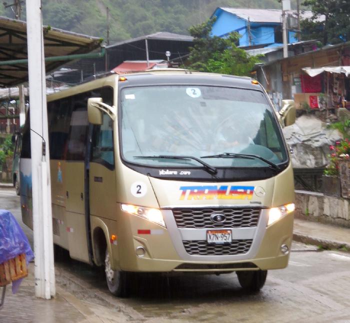 Bus Service to Machu Picchu