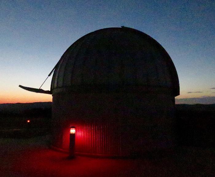 Inside Telescope Park at McDonald Observatory
