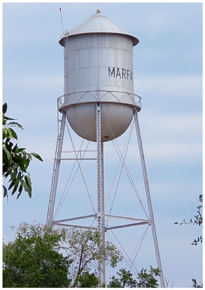 Marfa, Texas Water Tower