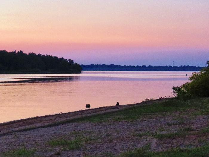 Pat Mayse Lake at Sunset