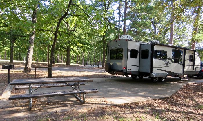 Amenities at Sanders Cove Campground Site B15