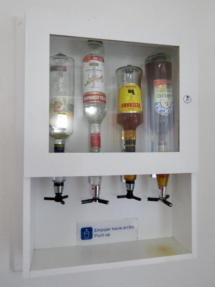 In Room Liquor Dispenser