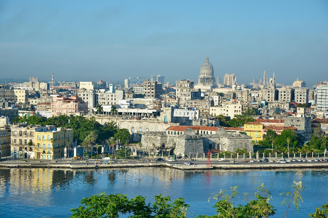 Skyline from Cristo del la Habana (photographed by Yosel Vazquez)
