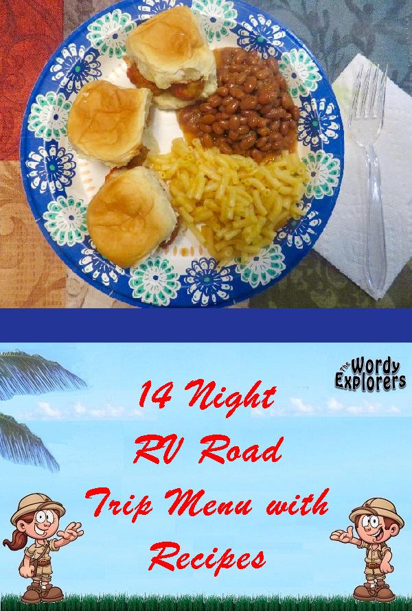 14 Night RV Road Trip Menu with Recipes
