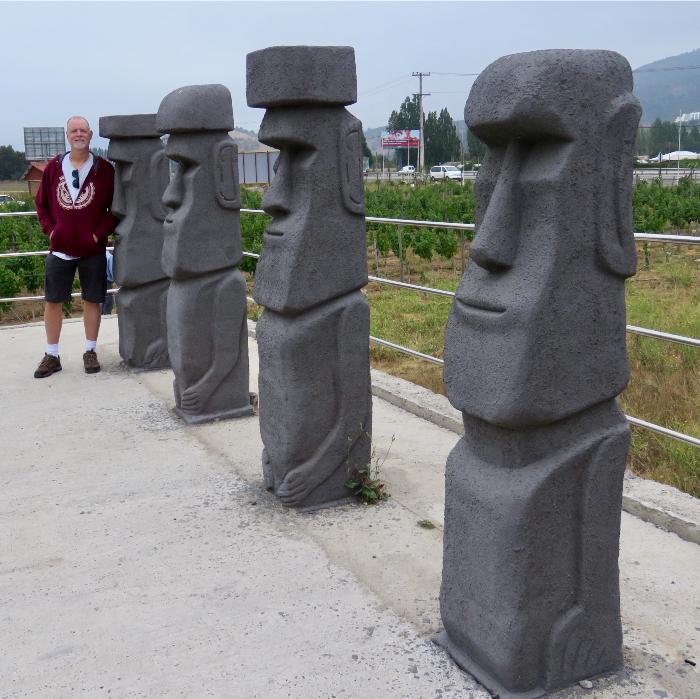 Easter Island Replicas at Rio Tinto Casablanca