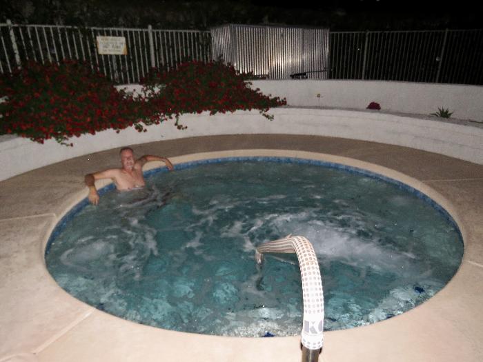 Evening Relaxation in the Hacienda Solano Resort Jacuzzi