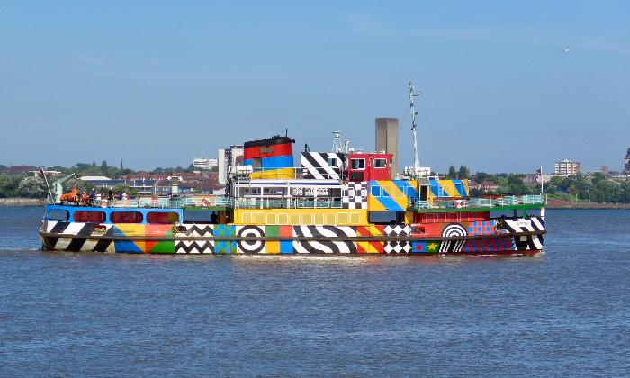 Mersey Ferry in Liverpool, England