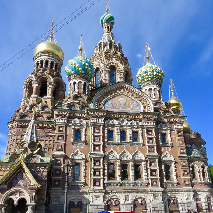 The Church of Our Savior on the Spilled Blood in St. Petersburg, Russia