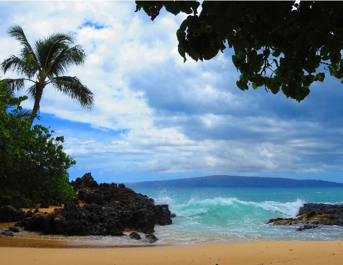 Secret Cove in Maui, Hawaii