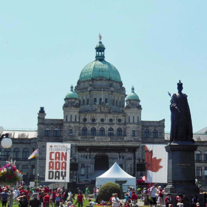 Celebrating Canada Day in Victoria