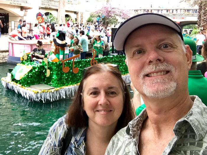 Obligatory Selfie with St. Patty's Day Parade Float