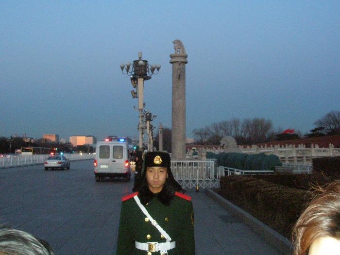 Guard Near Forbidden City