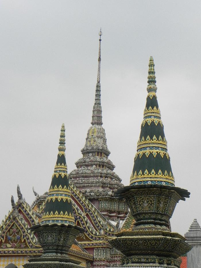 Stupas of Bangkok Grand Palace