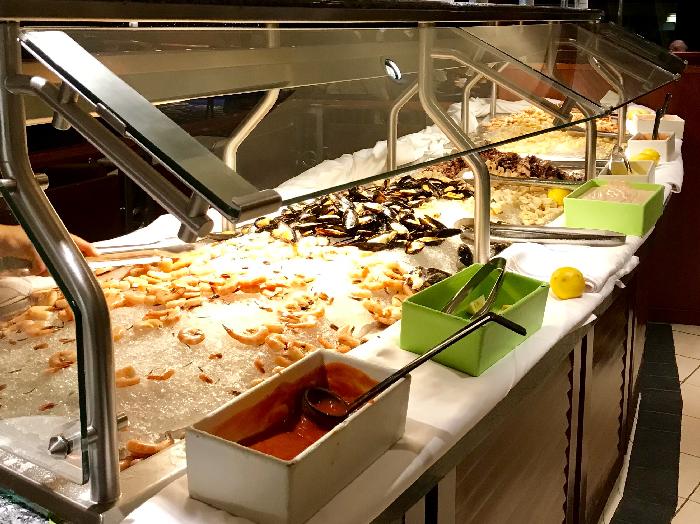 Seafood Buffet in Windjammer Cafe on Rhapsody of the Seas