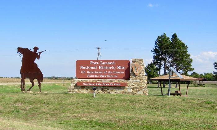 Entrance to Fort Larned National Historic Site