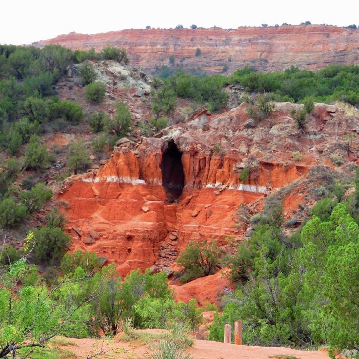 The Big Cave at Palo Duro Canyon State Park