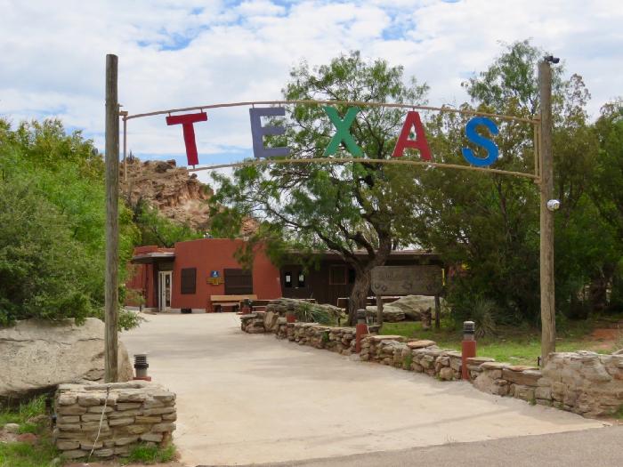 Entrance to "Texas" Outdoor Musical at Palo Duro Canyon State Park