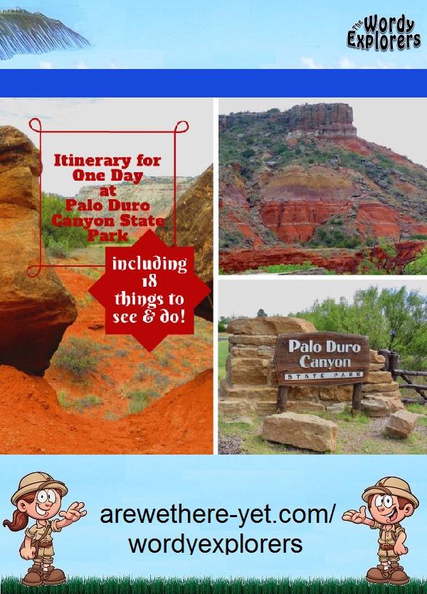 Itinerary for One Day at Palo Duro Canyon State Park