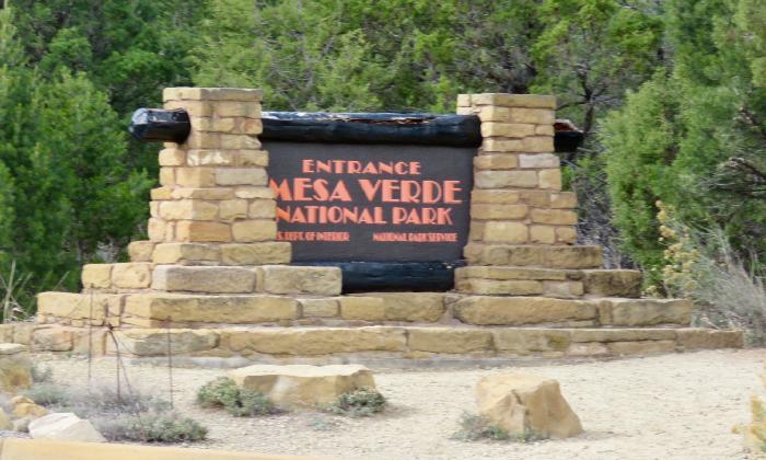 Entrance to Mesa Verde National Park