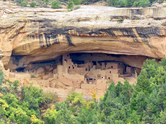 Cliff Dwelling Remains at Mesa Verde National Park