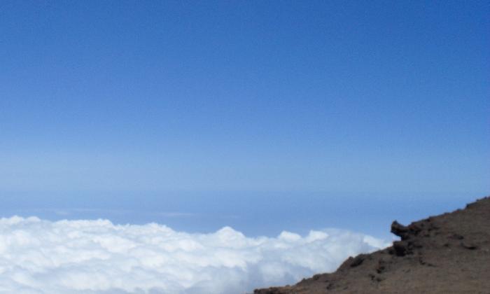 Looking down at the Clouds from Mt. Haleakala