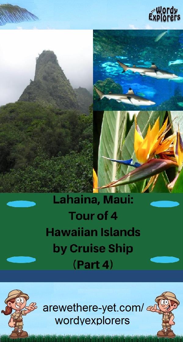 Lahaina, Maui:  Tour of 4 Hawaiian Islands by Cruise Ship (Part 4)