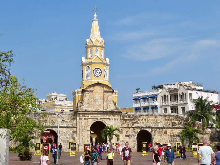Clock Tower Gate in Cartagena, Colombia