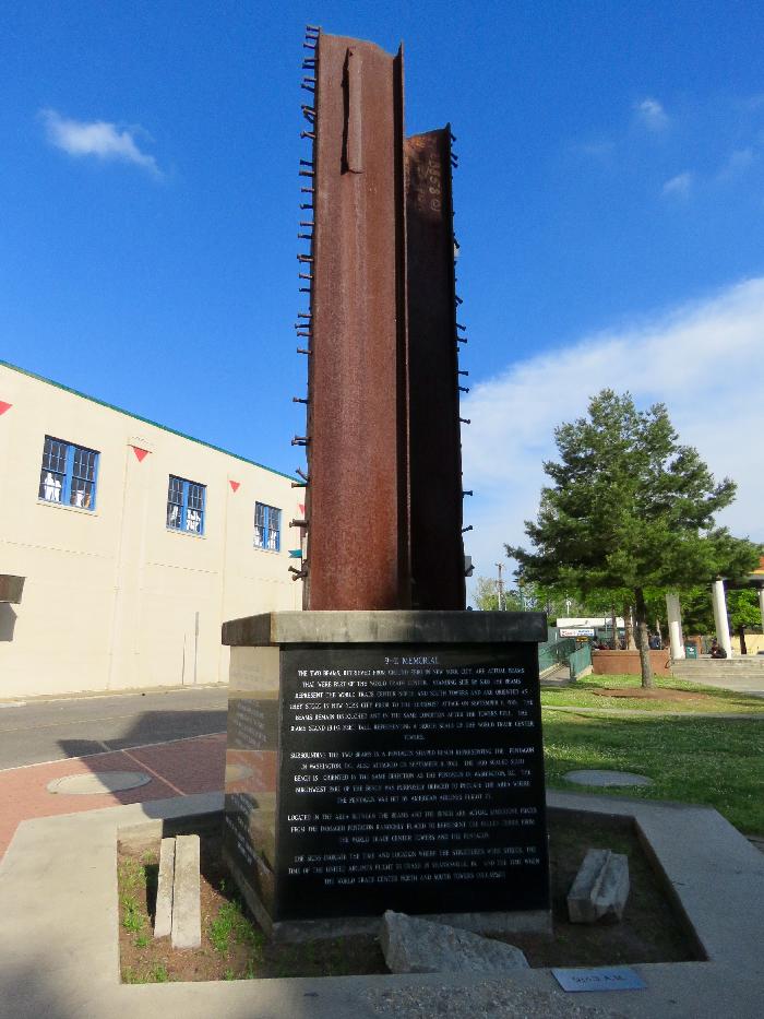Lafayette's 9-11 Memorial in Parc Sans Souci