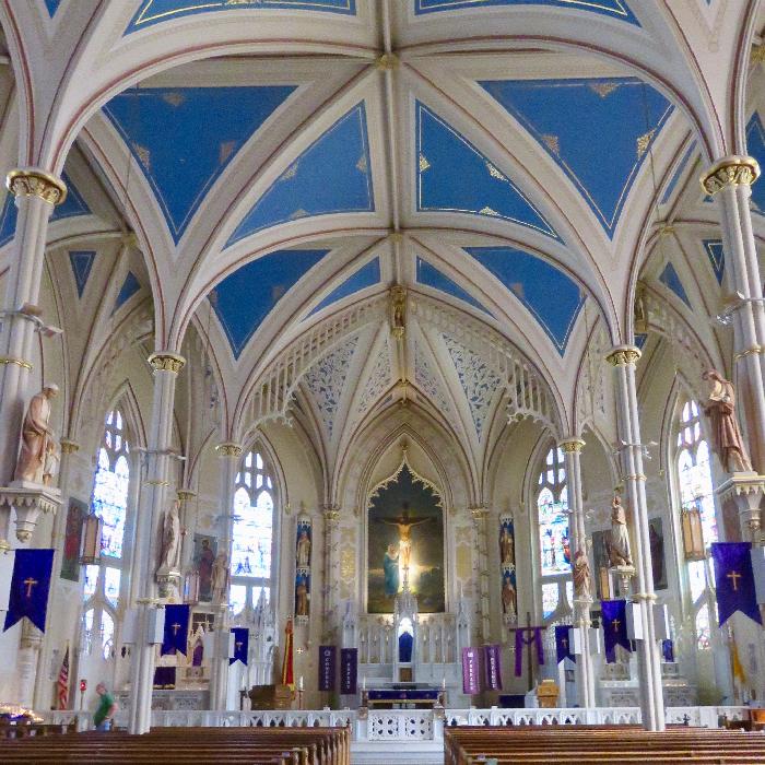 Interior of St. Mary Basilica
